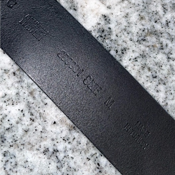 Banana Republic | Size Medium | Leather Belt | Bronze Buckle | Hook Latch | 42” - Picture 6 of 8